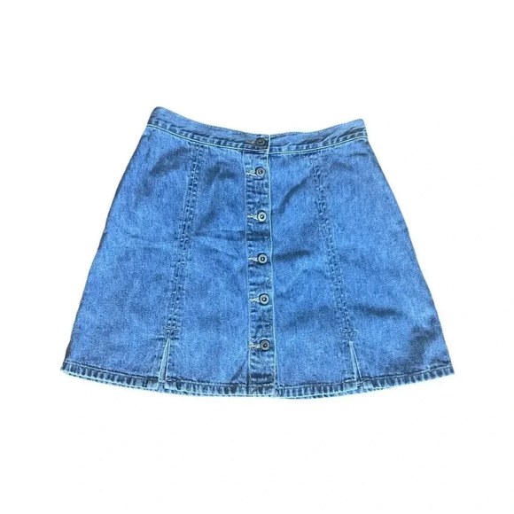 American Eagle Outfitters Dresses & Skirts - Vintage American Eagle Outfitters Button Front Jean Skirt Women's Size 10‎